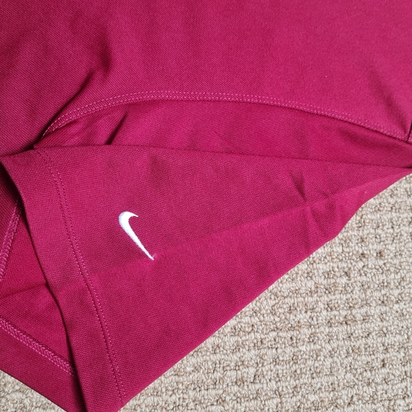 Nike Golf Mens Polo Shirt Fit Dry Sport Red Pro Size L - Picture 5 of 14